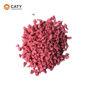 Buy cheap Multifunctional EPDM Rubber Granules Red 1-3mm For Kindergarten from wholesalers