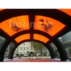 Buy cheap 210D PVC Coated Nylon Inflatable Paintball Arena For Paintball Bunker product