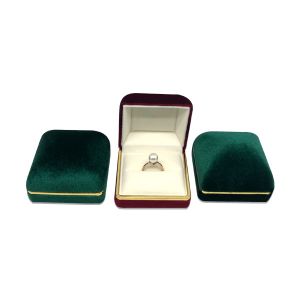 Buy cheap Lightweight Square Metallic Logo Velvet Necklace Gift Box product