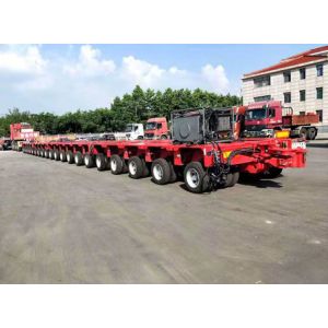 Buy cheap 200t Load Capacity Widened Low-Flat Hydraulic Ladder Semi-Trailer for Transportation from wholesalers