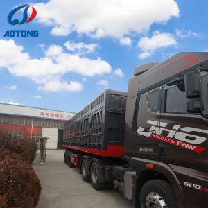 Juyuan Trailer 3 Axles Swing Open Type Cargo Box Van Semi Trailer Wing Dry Van