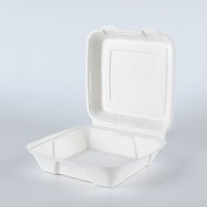 Biodegradable Food Container clamshell Box friendly fully takeout tableware
