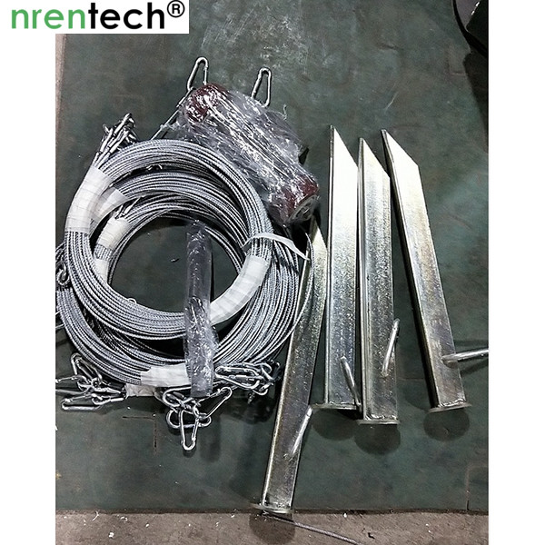 10m manual crank winch telescopic mast/ push telescoping mast/ aluminum telescoping mast