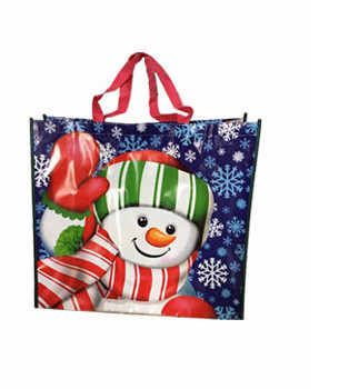 Buy cheap Customized PP Woven Grocery Tote Bag With Eco Friendly Inks from wholesalers