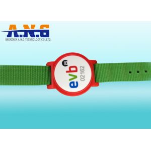 Buy cheap Nylon Materials Rfid Bracelet / Watch Strap Wristbands Adjustable For Events from wholesalers