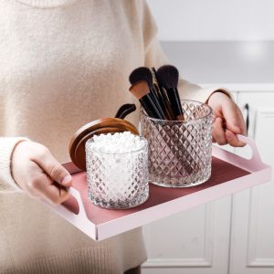 Buy cheap Modern Design Sustainable Kitchen Canister Set With Lid Crystal Storage Jars Set from wholesalers