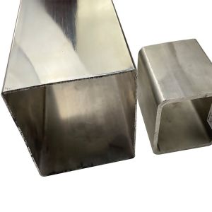 China 201 304 316 Grade Inox Welded Tube 100mmx100mm Large Size Stainless Steel Square Pipe 1.5mm-5.0mm Thickness on sale