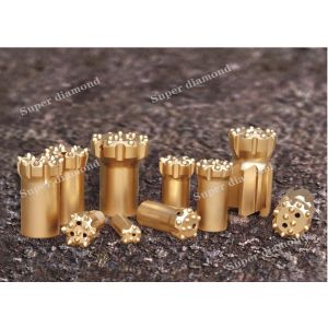 Buy cheap ASTM Standard T38 T45 T51 Thread Button Bit for Exploration and Blasting Customization from wholesalers