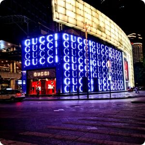 Buy cheap LED grid screen with high gray and high brush, outdoor lighting IP68 cross-border small spacing grid screen from wholesalers