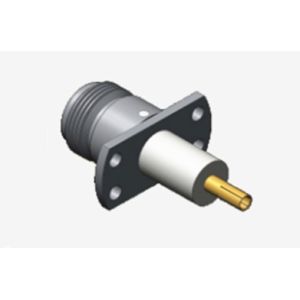 China N Female Flange Mounted RF Coaxial Connector with Microstrip on sale