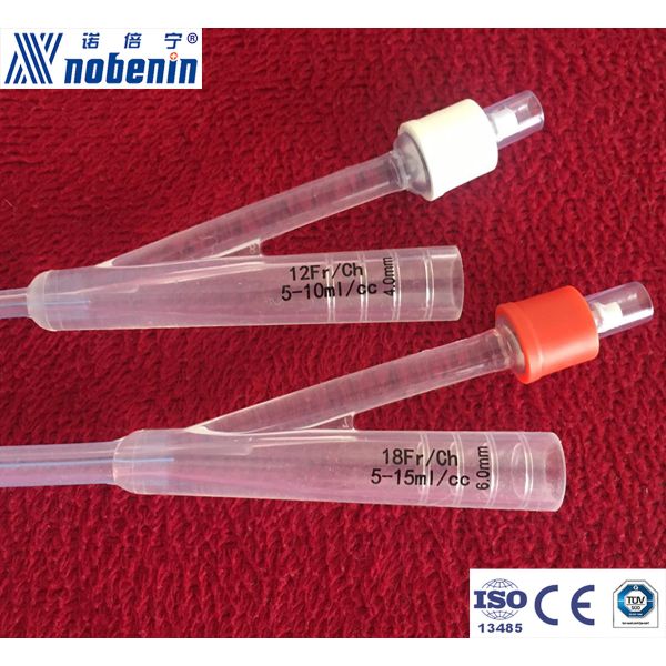 Quality 100% Medical Silicone Urethral Catheter Two Way Surgical Urination Smooth for sale