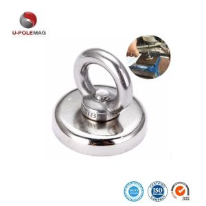 Buy cheap Max Working Temperature 80 Celsius 35 LB Pull Power Ferrite Cup Magnets for Mounting from wholesalers