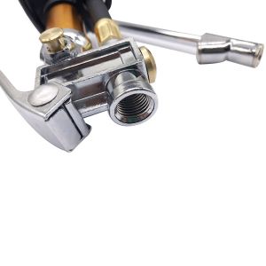 Buy cheap 50mm 100 Psi Tyre Pressure Gauge Air Chuck Heavy Duty Tire Inflator Gauge from wholesalers