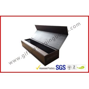 Buy cheap Stamping Foil Magnetic Boxes Electronics Packaging With Matt Black Paint from wholesalers