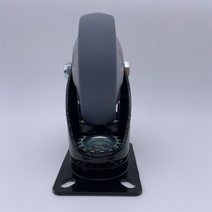 3 Inch TPR Wheels Plate Caster with Safety Dual Locks