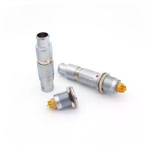 Push Pull Round 10 Pin Wire Connector TGG 2B EMC Shielding Waterproof IP68