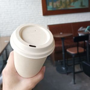 Buy cheap 100% Biodegradable Sugarcane Pulp Molded Sip Lid , Round , Bleached 80mm cup lids from wholesalers