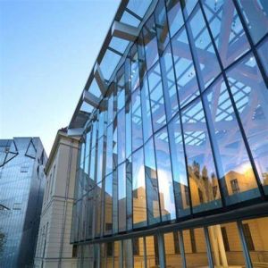 Buy cheap Triple Insulated Hollow Glass Curtain Wall Commercial Building Construction Sound Insulation Curtain Wall Facade from wholesalers