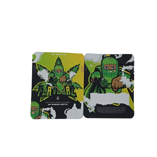 3 Sides Seal Stand Up Mylar Bags weed Weed Packaging Bags Resealable With Zipper