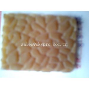 High abrasion resistant natural rubber shoe sole sheet , embossed on bottom