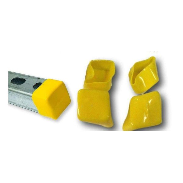 Quality Yellow PVC P2860-33 over unistrut channel end cap for sale
