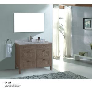 Buy cheap Modern PVC Floor Mounted Bathroom Cabinets 1000*550*900mm with Four Drawers from wholesalers