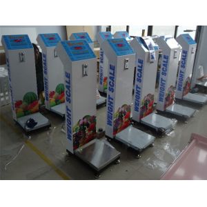 Buy cheap Human Body Weight Scale Vending Machine Adopting Microcomputer Control from wholesalers