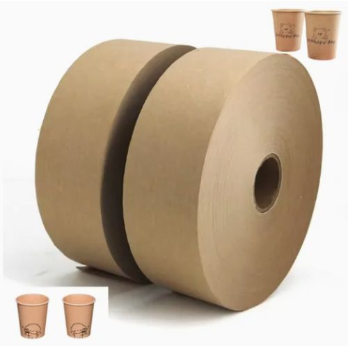 Waterproof Packing Takeaway Cups Raw Material Customizable PLA Coated Brown