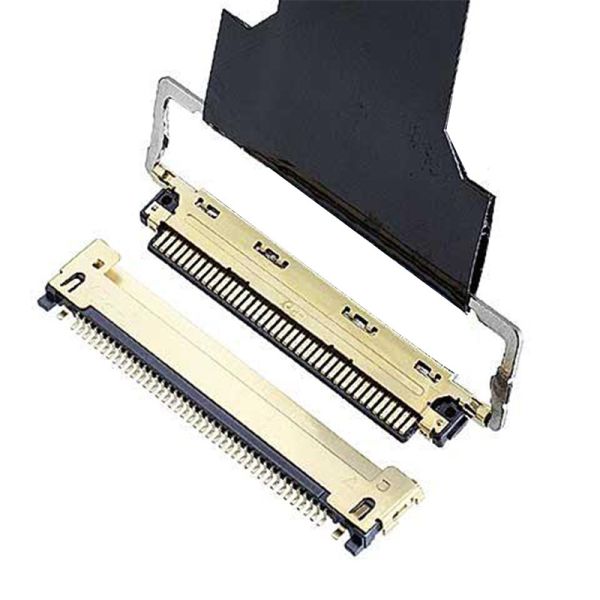 Buy cheap 20472 20473-040T-10R 20474-040E-12 Horizontal mating type Micro-coaxial connector with mechanical lock from wholesalers