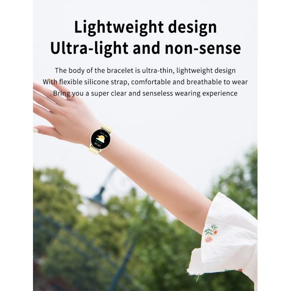 1.28Inch IP67 Bluetooth Smart Watch Heart Rate Resting Monitoring