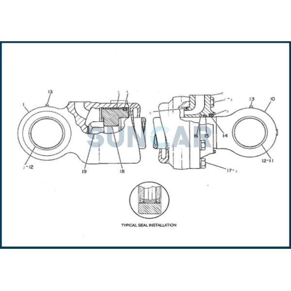 Buy cheap CA9J2495 9J-2495 9J2495 URE Buffer Sealing Ring For C-A-T Wheel Loader from wholesalers