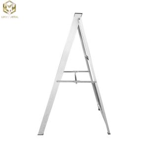 Step Standing Aluminium Telescopic Ladder Extendable Single Side OEM