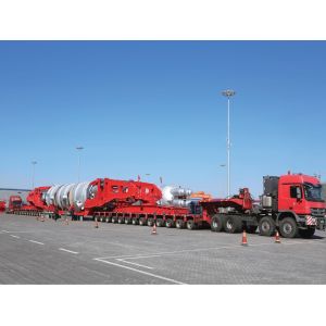 Nicholas Series Hydraulic Modular Trailer For Heavy Haul And Engine Transport