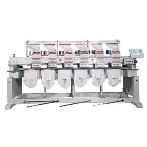 China 6 Head Flat Computerized T-Shirt Sewing  Embroidery Machine on sale
