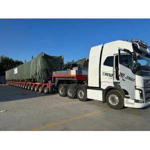 Buy cheap The 12-axle modular trailer with hydraulic steering can transport extra-long and extra-heavy cargo from wholesalers