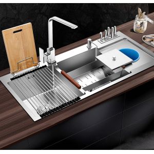 Buy cheap 24' 16 Gauge Top Mount Single Bowl Kitchen Sink 60x45 from wholesalers