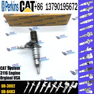 Buy cheap 3116 Engine Diesel Fuel Injector 7E-8727 7E8727 0R-3002 For Caterpillar Excavator 205B 213B 214B 224B E110B E240B E240C from wholesalers