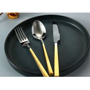 Buy cheap FDA Approved Antioxidant 304 SS Silverware Set from wholesalers