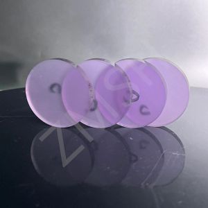 Sapphire Optical Windows Violet Windows High Performance Hardness Transparent