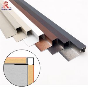 Buy cheap Anodized Square Shape Aluminum Tile Trim Wall Aluminium Transition Strip from wholesalers
