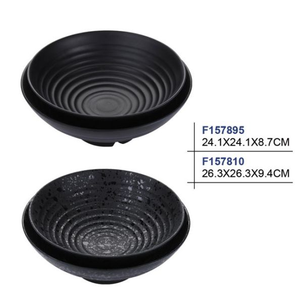 Quality Round Shape Melamine Soup Bowl With Customizable Custom Customizable LOGO for sale