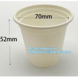 FDA Paper Cup Biodegradable Disposable Sugarcane Bagasse Coffee Cup,100%