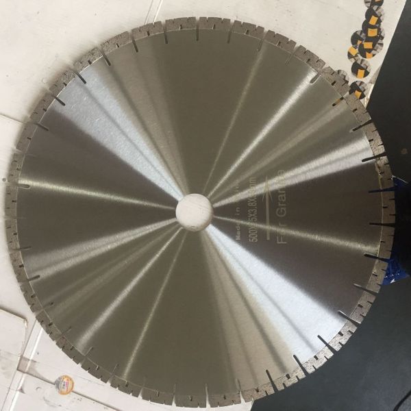 Quality 500mm W Segmented Silver Brazed Diamond Cutting Blade As Granite Cutting Tools for sale