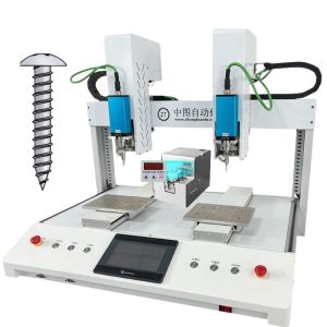 Double Table Screwdriver Automatic Machine with Double Servo Screw Heads