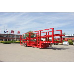 10pcs Leaf Spring Semi-Trailer for Car Carrier Double Deck Hydraulic Lifting SUV