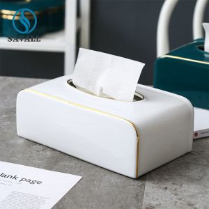 Buy cheap Savall White Rectangle Napkin Holder 24*14.5*9cm Tableware Accessories from wholesalers