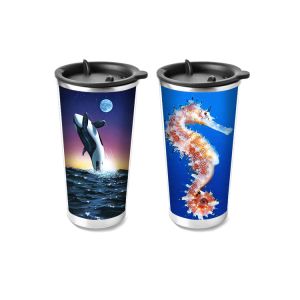 Buy cheap Food Grade 3D Lenticular Printing Service Plastic Kids Drinking Cup from wholesalers