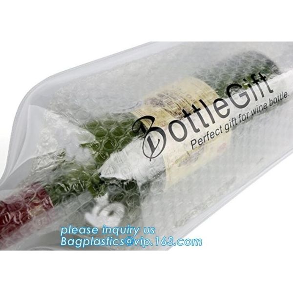 Eco friendly wine bag,wine bottle protector,Bubble Bags Wrap Packaging Fragile