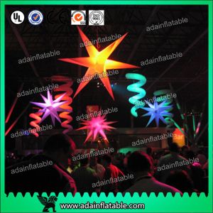 Buy cheap Event Ceiling Inflatable Stage Decoration LED Star Light With 210T Polyester Cloth from wholesalers
