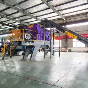 Garbage Pre Crusher Machine Solid Waste Recycling Crushing Machine Metal